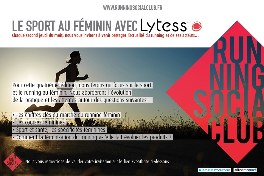 Carton d'invitation au Running Social Club