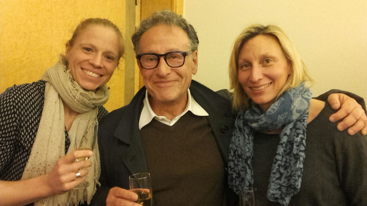 Roland avec Astrid Guyart et Vanessa Boslak