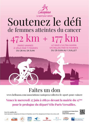 Casiopeea - Soutenez le défi de femmes atteintes du cancer