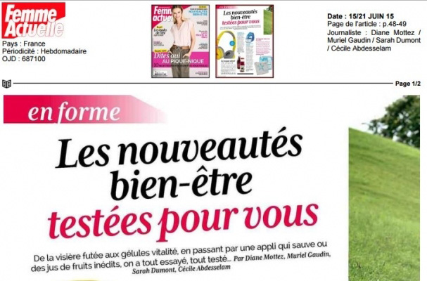 MON STADE dans FEMME ACTUELLE de juin 2015