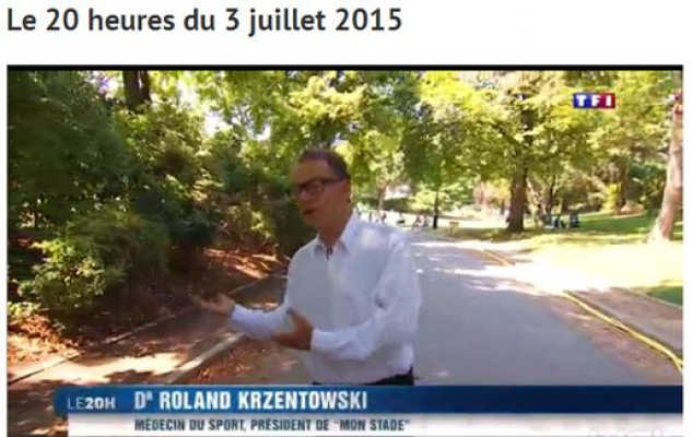 Faire du sport sous la canicule : quelques conseils pour tenir le coup – R. KRZENTOWSKI au JT de TF1