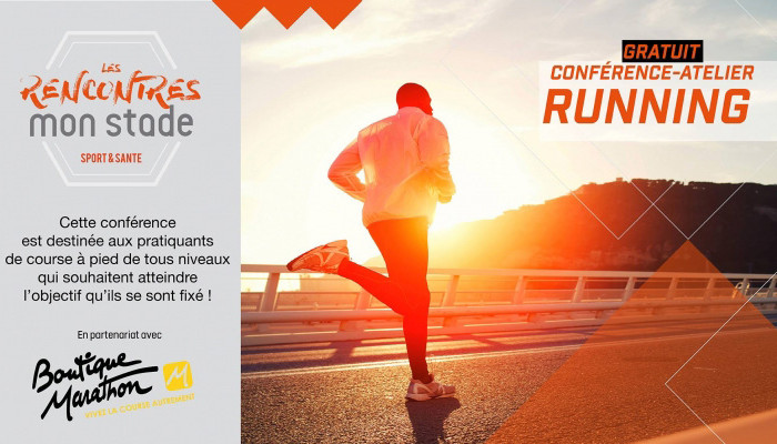Rencontre Running MON STADE en partenariat avec la BOUTIQUE MARATHON