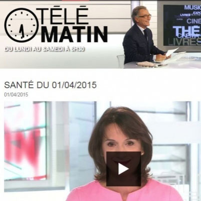MON STADE dans la rubrique Santé de Florence OSTOLAZA sur TELEMATIN